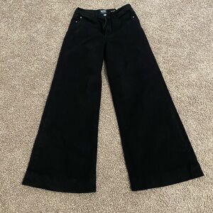Black Wide-Leg Pants